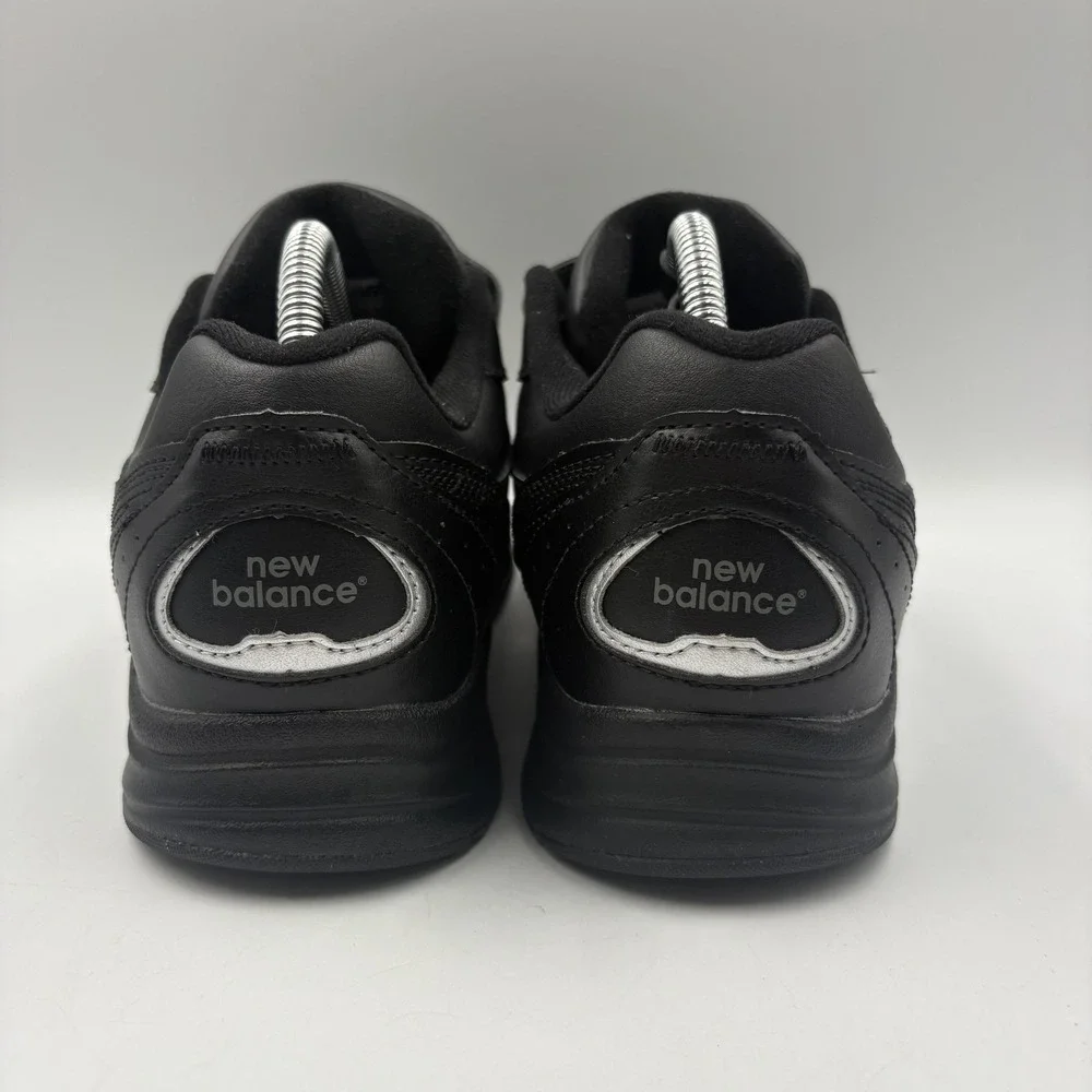 New Balance 577 Walking Shoes Womens Size‎ 9 Black Leather Comfort Sneakers
